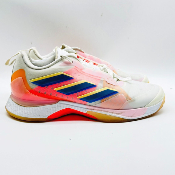 adidas Shoes - Adidas Avacoat 2 Womens 7 White Pink Athletic Pickleball Tennis Shoes Sneakers
